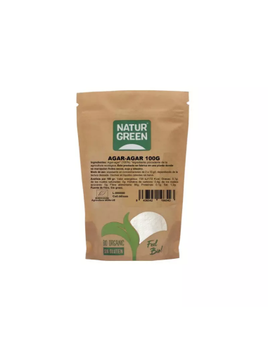 AGAR AGAR 100 GR BIO SIN GLUTEN...