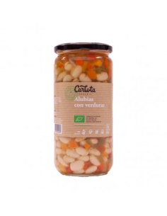 ALUBIAS CON VERDURAS BIO 720 GR CARLOTA ORGANIC