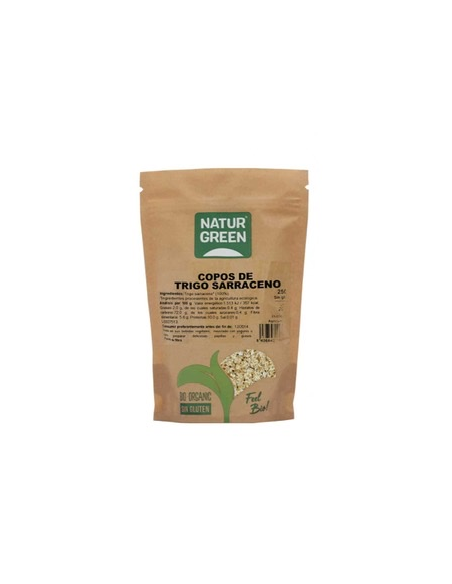 COPOS DE TRIGO SARRACENO SIN GLUTEN BIO 250 GR NATURGREEN