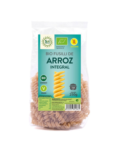 FUSILLI DE ARROZ INTEGRAL BIO SIN...