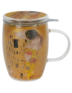 TAZA KLIMT KISS CRISTAL 0.35L FILTRO Y TAPA 2