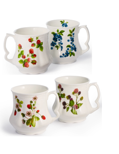 TAZA BERRIES PORCELANA 0.3 L 2