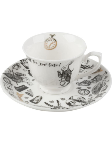 TAZA ESPRESSO CON PLATO ALICIA EN EL...