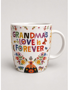 TAZA GRANDMA 400 ML PORCELANA 2