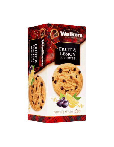 GALLETAS CON FRUTA Y LIMÓN 150 GR WALKERS