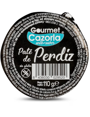 PATÉ DE PERDIZ 100 GR GOURMET CAZORLA