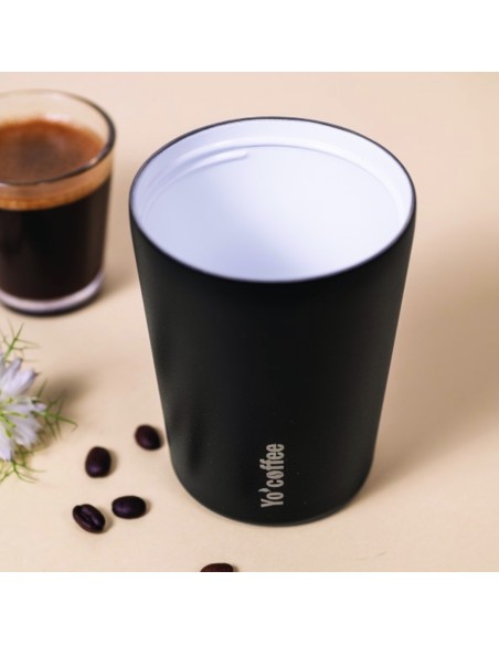 VASO TERMICO YO COFFEE 350 ML NEGRO YOKO