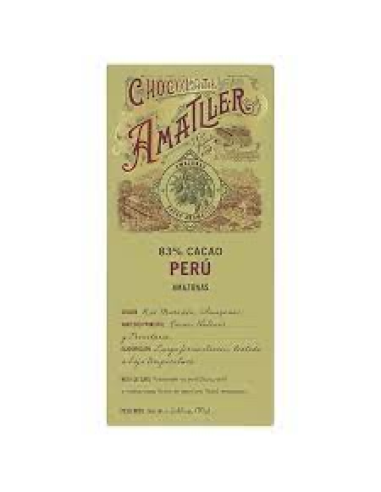 TABLETA PERU 83% CACAO 70 GR. AMATLLER