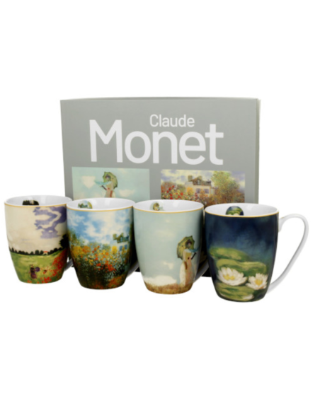 SET MONET DE 4 TAZAS 0.35 L