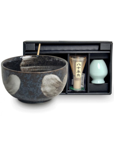 SET ANSEN CERÁMICA PARA MATCHA 0.5 L