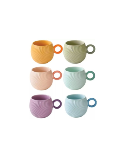 TAZAS WAVES 6 TAZAS ESPRESSO 90 ML...