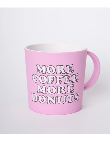 TAZA SNOOPY MORE COFFEE MORE DONUTS...
