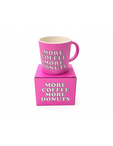 TAZA SNOOPY MORE COFFEE MORE DONUTS 400 ML QUYCUP