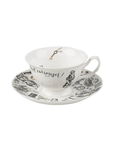 TAZA CON PLATO ALICIA EN EL PAÍS DE...