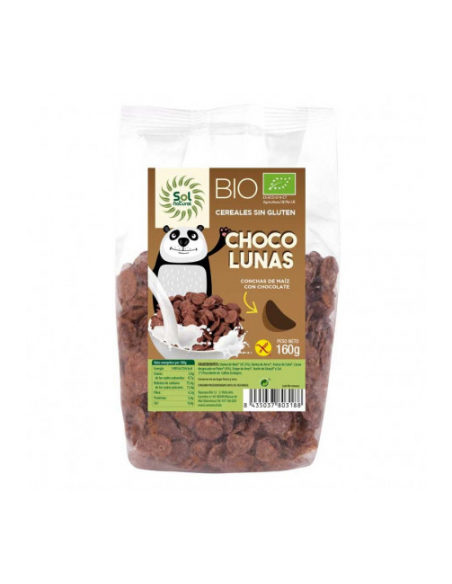 CEREALES CHOCO LUNAS BIO SIN GLUTEN 160 GR SOL NATURAL