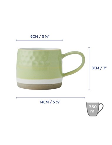 TAZA VERDE DEGRADADO 320 ML MIKASA
