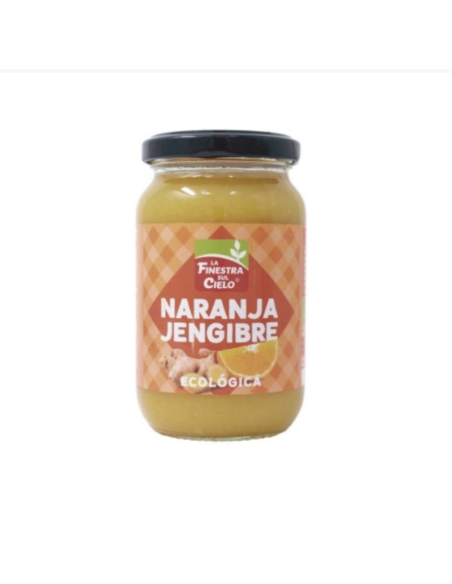 COMPOTA DE NARANJA Y JENGIBRE BIO 280 GR LA FINESTRA