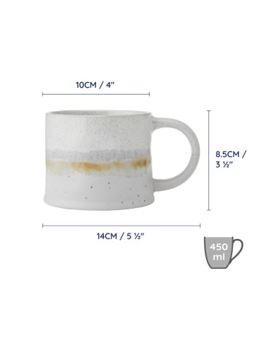 TAZA WHITE REACTIVE 450 ML MIKASA