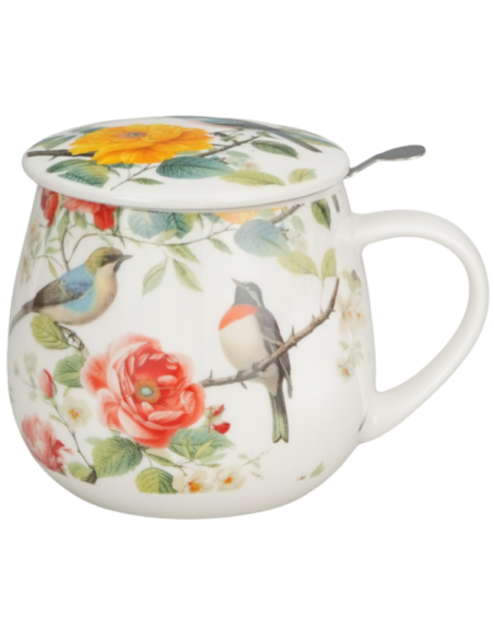 TAZA APRIL PORCELANA 0.4 L FILTRO Y TAPA