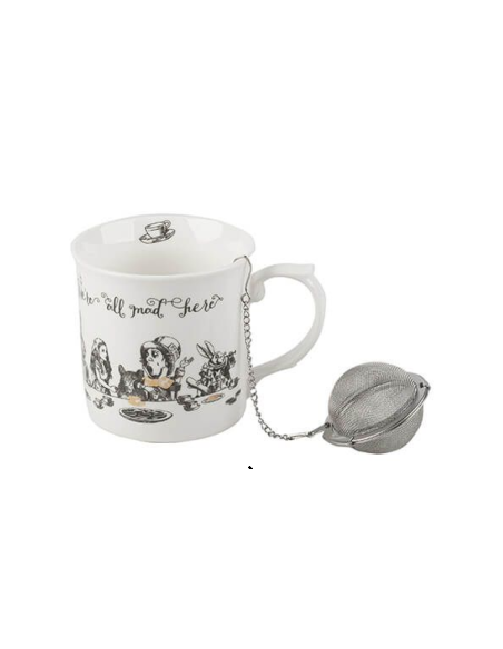 TAZA ALICIA EN EL PAÍS DE LAS MARAVILLAS CON FILTRO BOLA 0.3 L V&A