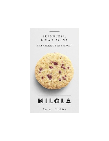 GALLETAS FRAMBUESA,LIMA Y AVENA MILOLA 140 GRS.