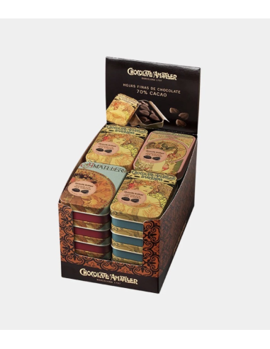 LATA HOJAS 70% CACAO 30 GR AMATLLER