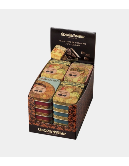 LATA HOJAS 70% CACAO 30 GR AMATLLER