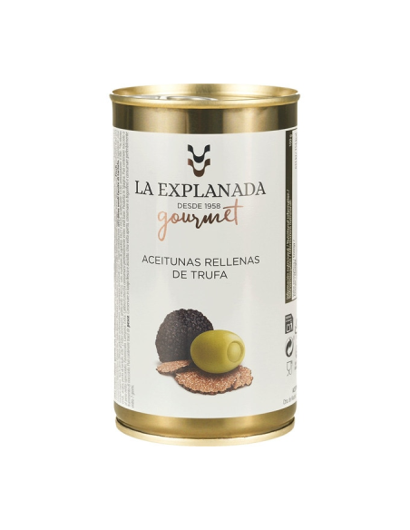 ACEITUNA RELLENA DE TRUFA LATA 150 GR EXPLANADA