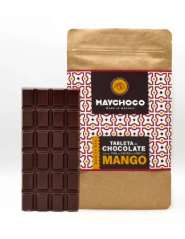 CHOCOLATE 70% CON MANGO 70 GR MAYCHOCO