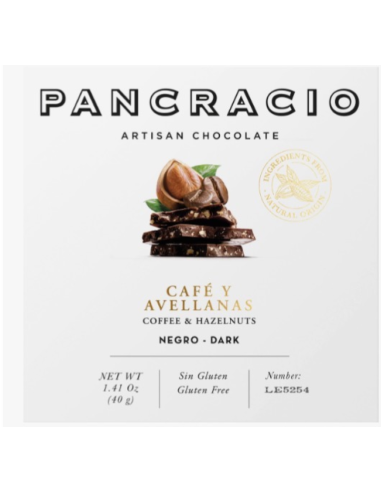 TABLETA CHOCOLATE NEGRO CAFE Y...
