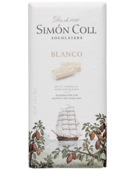 TABLETA CHOCOLATE BLANCO 85 GR SIMÓN COLL