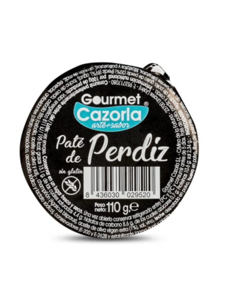 PATÉ DE PERDIZ CON TOMILLO 110 GR GOURMET CAZORLA