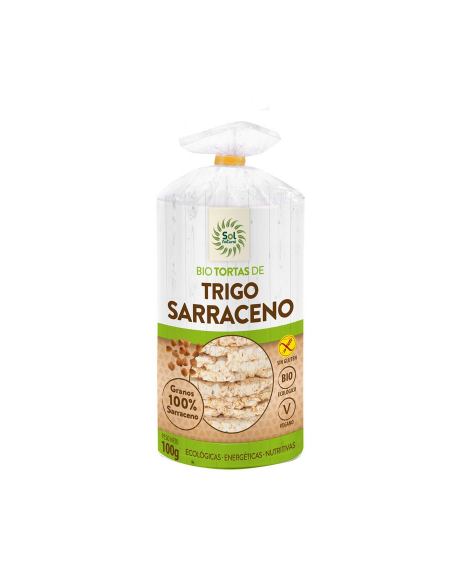 TORTITAS DE TRIGO SARRACENO SIN GLUTEN BIO 100 GR SOL NATURAL