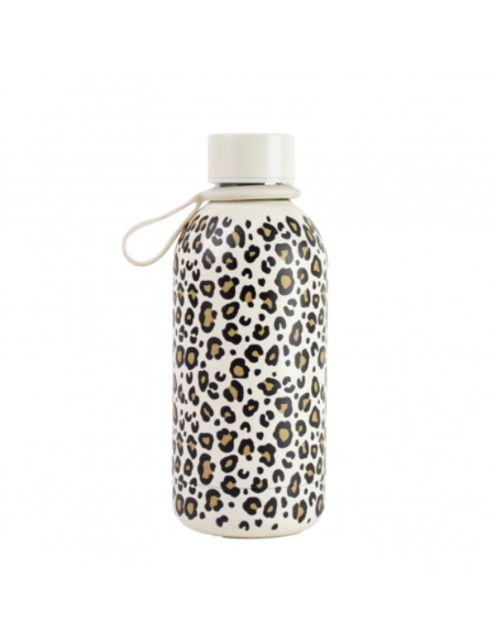 BOTELLA TÉRMICA BLUSH LEOPARDO 500 ML INTERIOR CERÁMICO YOKO DESIGN