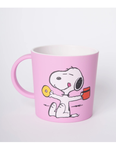 TAZA SNOOPY MORE COFFEE MORE DONUTS...