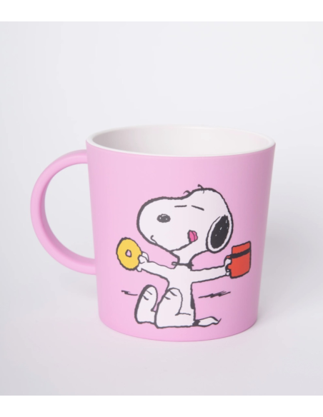 TAZA SNOOPY MORE COFFEE MORE DONUTS 400 ML QUYCUP