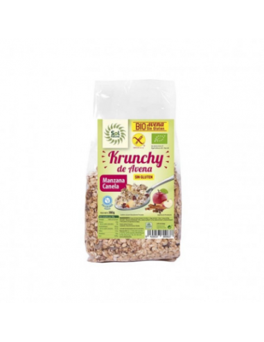 KRUNCHY GRANOLA DE AVENA CON MANZANA...