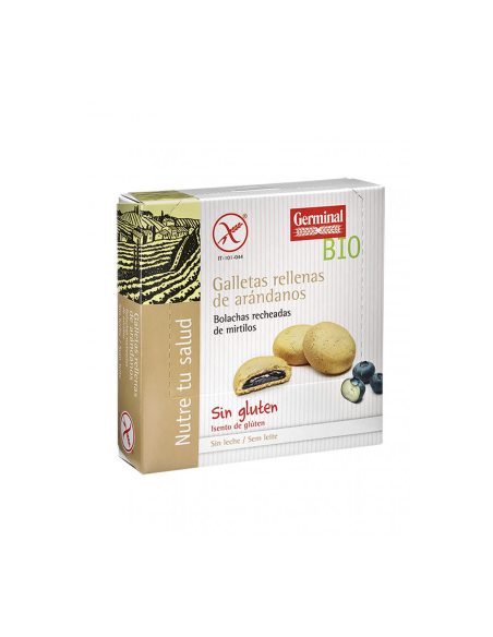 GALLETAS RELLENAS DE CREMA DE ARÁNDANOS BIO 200 GR GERMINAL