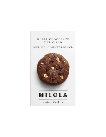 GALLETA CHOCOLATE Y PLÁTANO MILOLA 140 GRS.