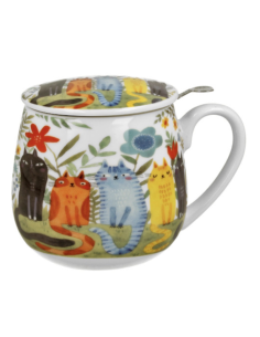 TAZA FELINES 0.4 L FILTRO Y TAPA
