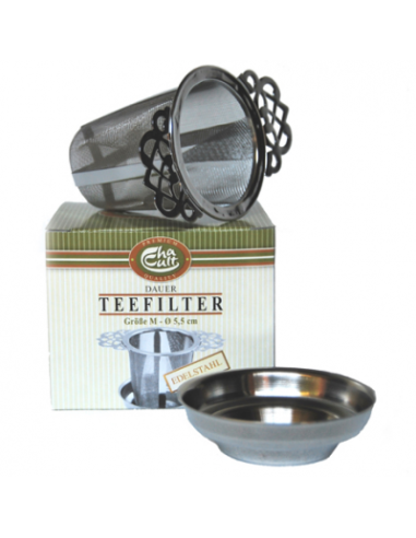 FILTRO ACERO INOX. FILIGRANA 5.5 CM
