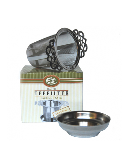 FILTRO ACERO INOX. FILIGRANA 5.5 CM