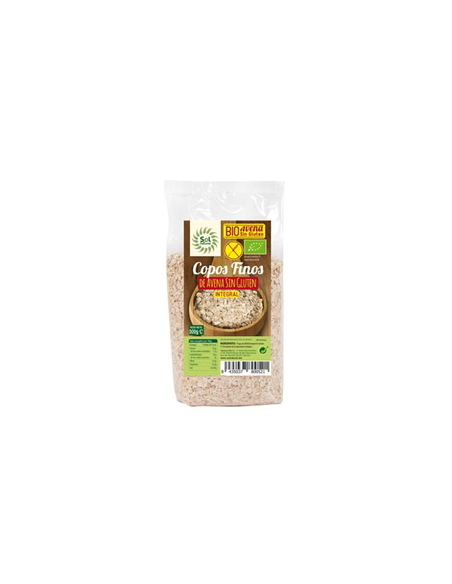 COPOS DE AVENA FINOS INTEGRAL SIN GLUTEN BIO 500 GR SOL NATURAL