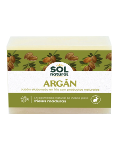 JABÓN DE ARGAN 100 GR SOL NATURAL 2
