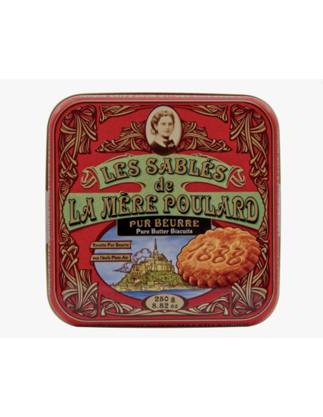 LATA LES SABLÉS DE MANTEQUILLA 250 GR LA MERE POULARD