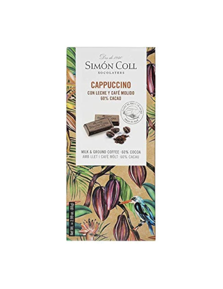 TABLETA CAPUCHINO 60% CACAO 85 GR SIMÓN COLL