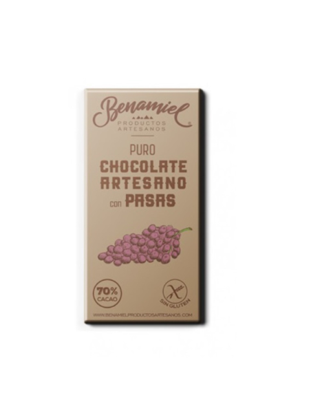 CHOCOLATE CON PASAS 115 GR BENAMIEL
