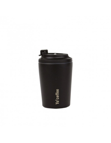 VASO TERMICO YO COFFEE 350 ML NEGRO YOKO