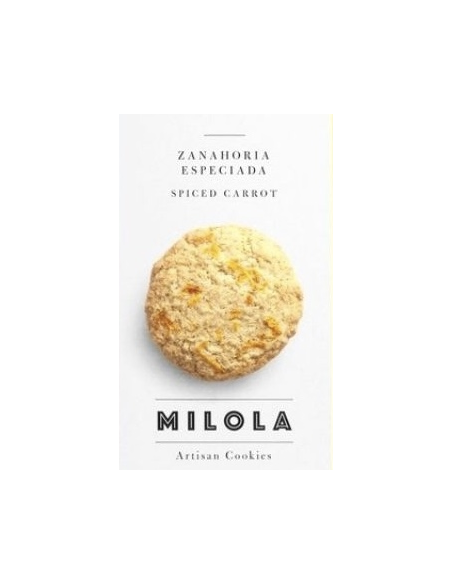 GALLETA ZANAHORIA ESPECIADA MILOLA 140 GRS.