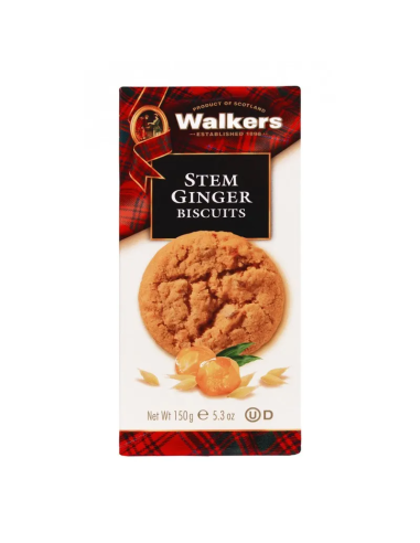 GALLETAS CON JENGIBRE 150 GR WALKERS
